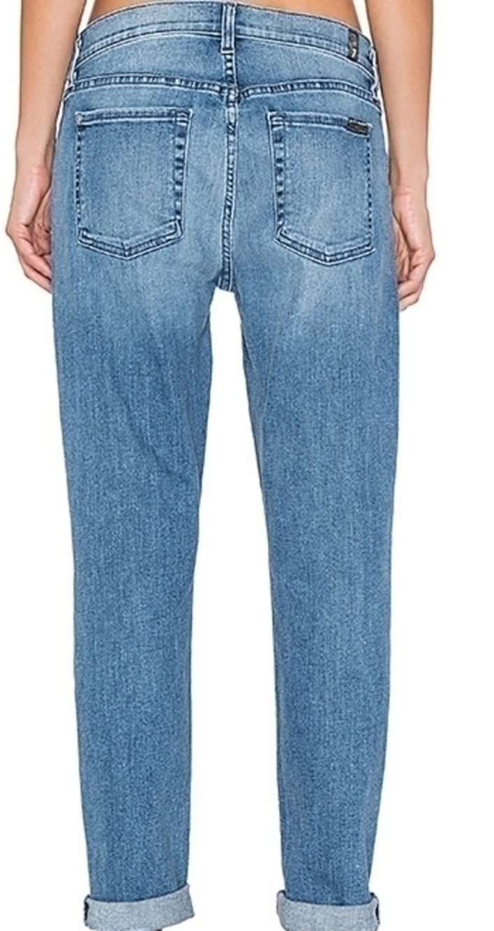 7 For All Mankind Relaxed Skinny in Light Blue Hue - Picture 7 of 14